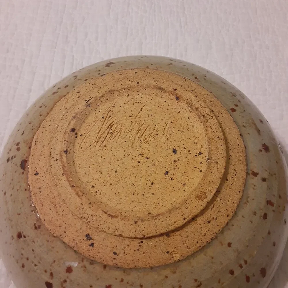 Vintage RARE Jim Cantrell Signed 1970s Pedastal Lid Casserole